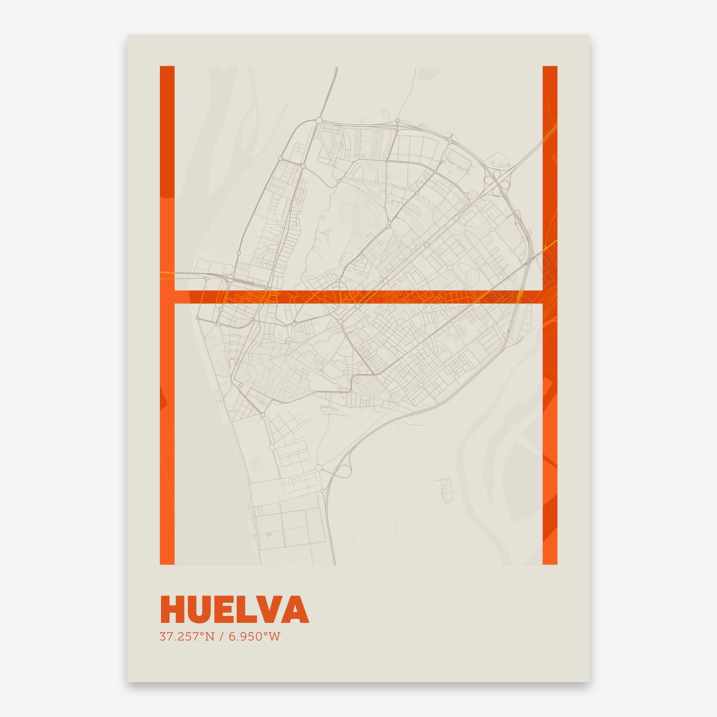 Huelva Map V07 Tribal / No Frame / No