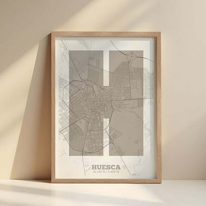 Lámina decorativa de Huesca – "La Súper Bold"