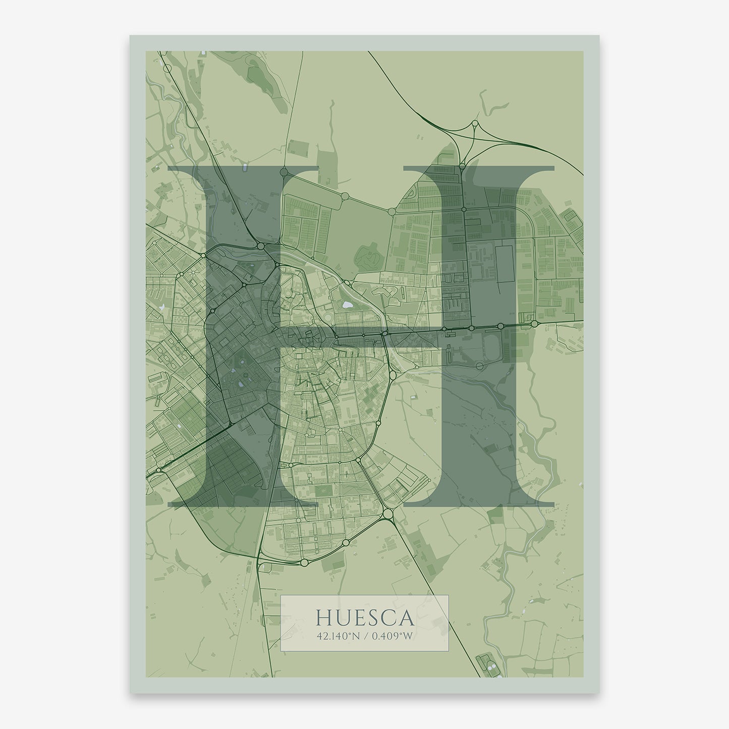 Huesca Map V06 Kyoto / Frame / No