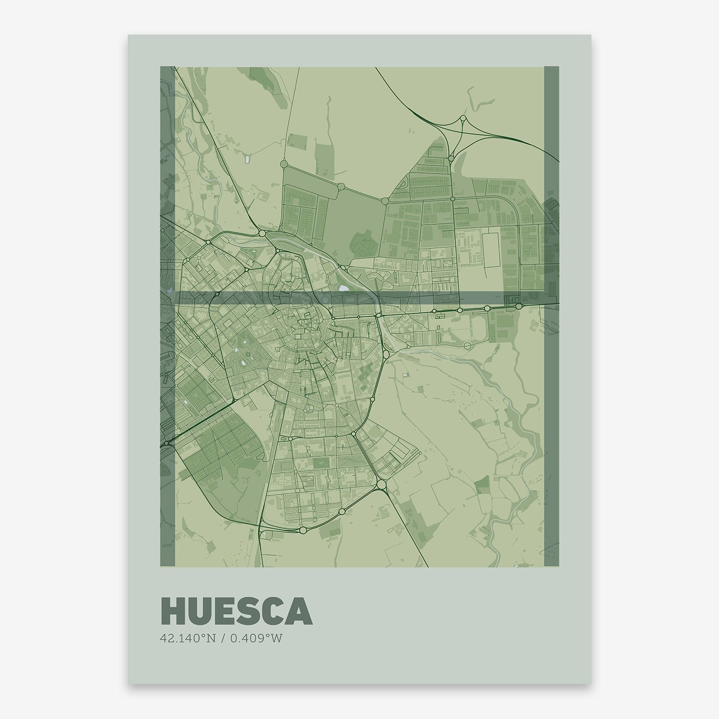 Huesca Map V07 Kyoto / No Frame / No