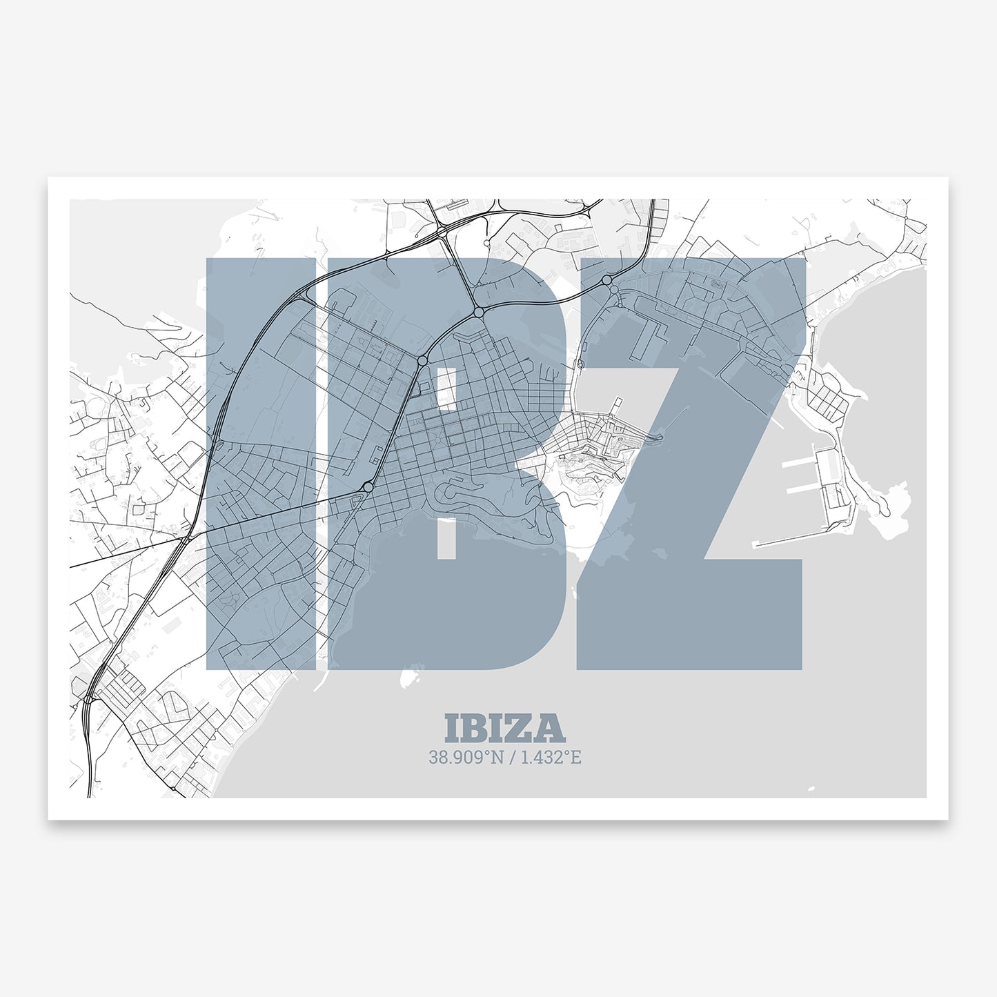 Ibiza map V02 Urban / No Frame / No