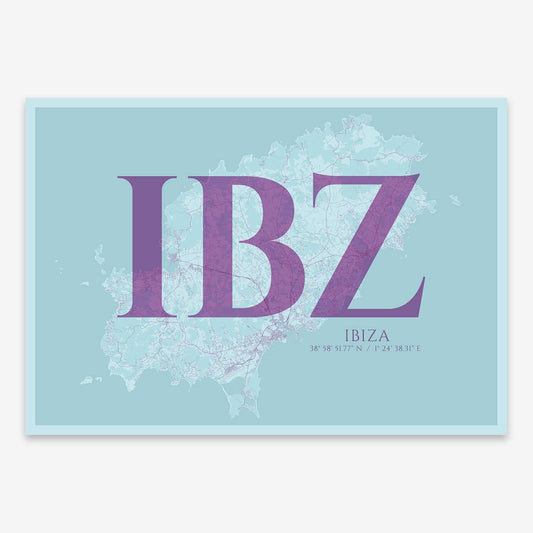 Lámina artística de Ibiza – "La Clásica"