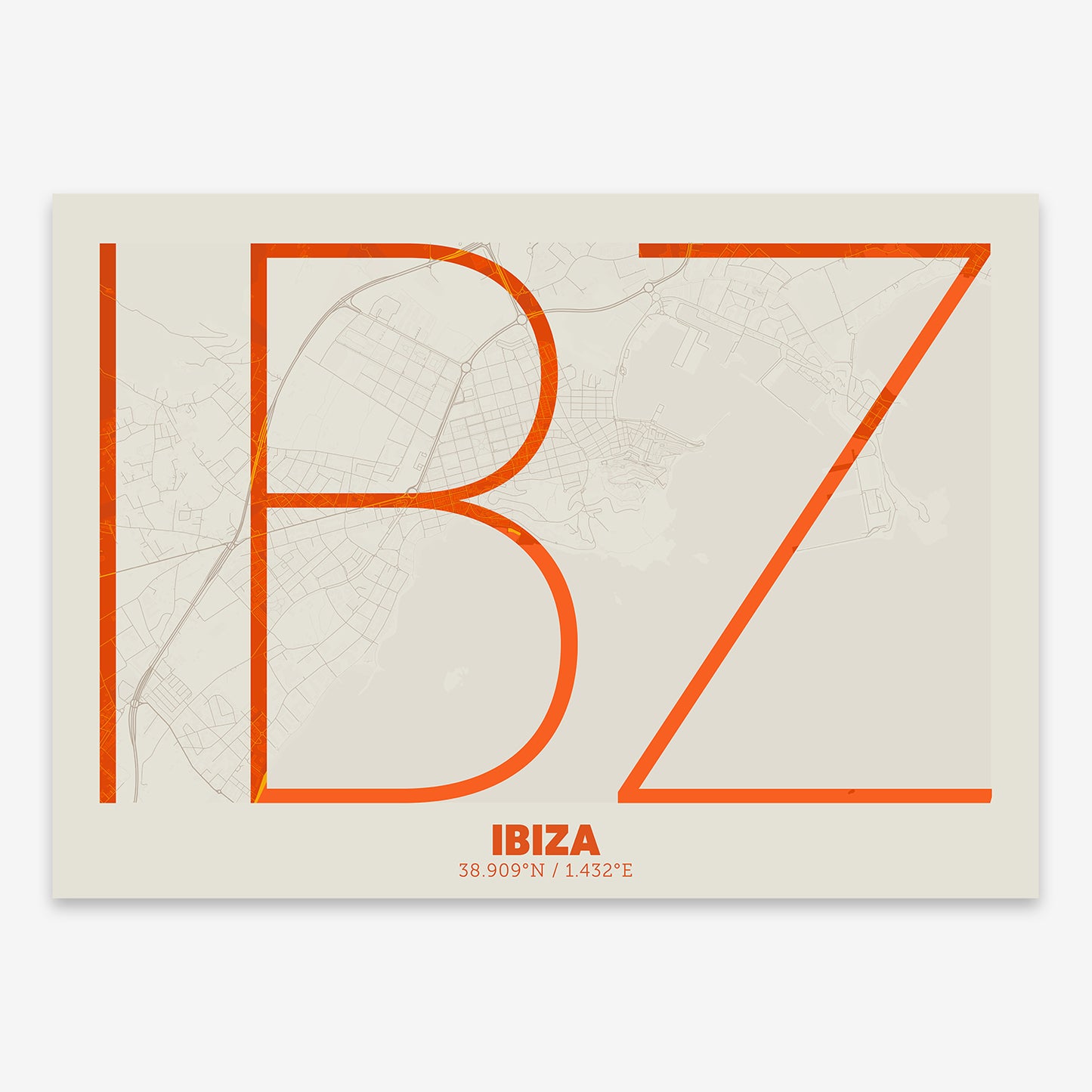 Ibiza map V07 Tribal / No Frame / No