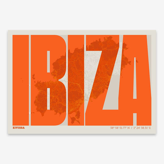 Recuerdo gráfico de Ibiza – "Las Extra Comprimidas"