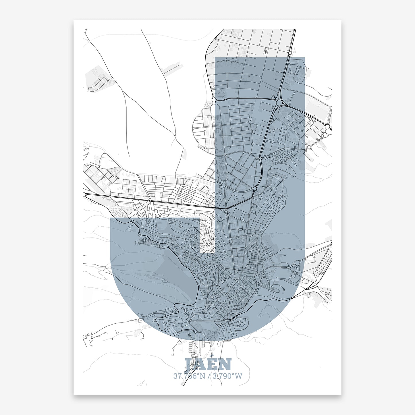 Jaen Map V02 Urban / No Frame / No