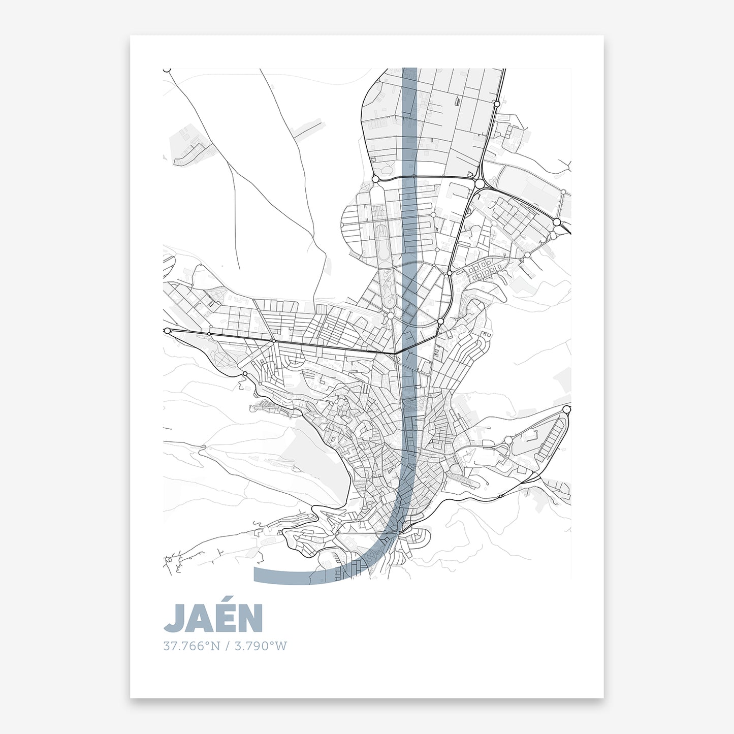 Jaen Map V07 Urban / No Frame / No