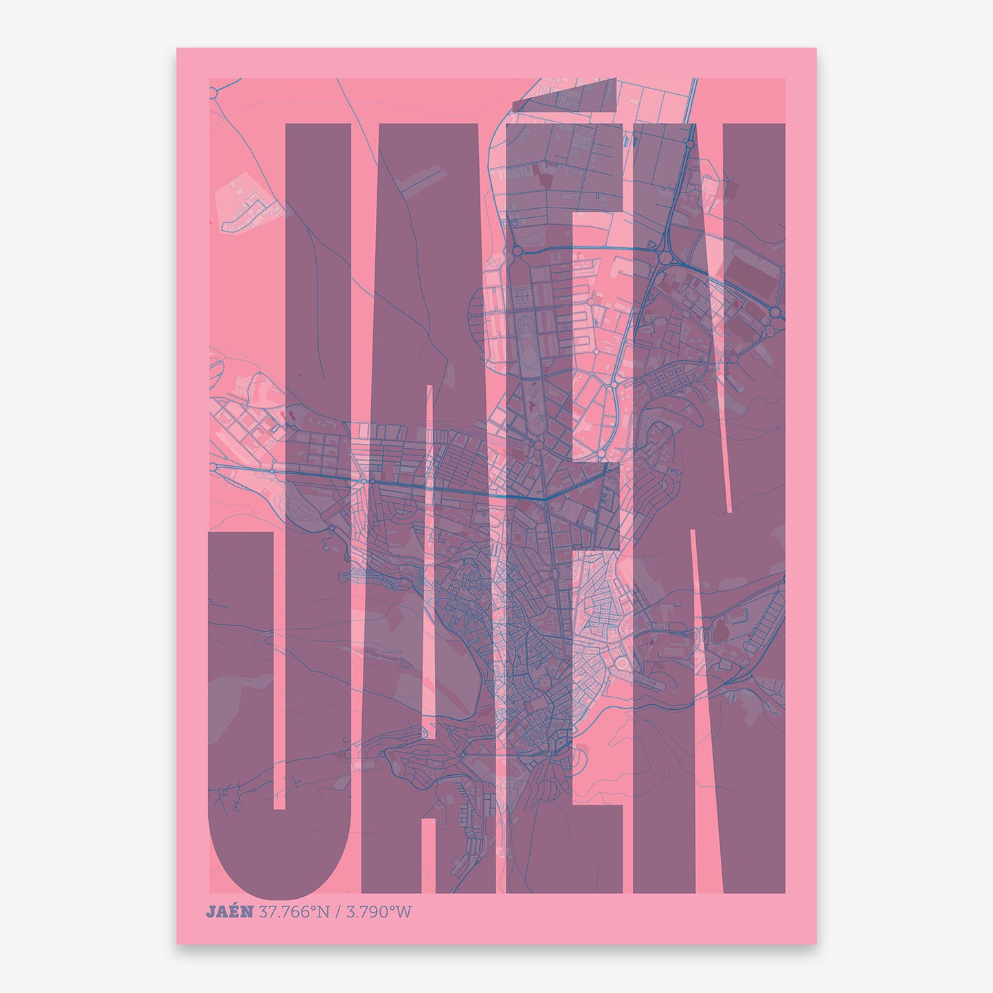 Jaen Map V09 Tuscan / Frame / No