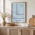 Poster of La Latina, Madrid – Ultra-fine typographic art