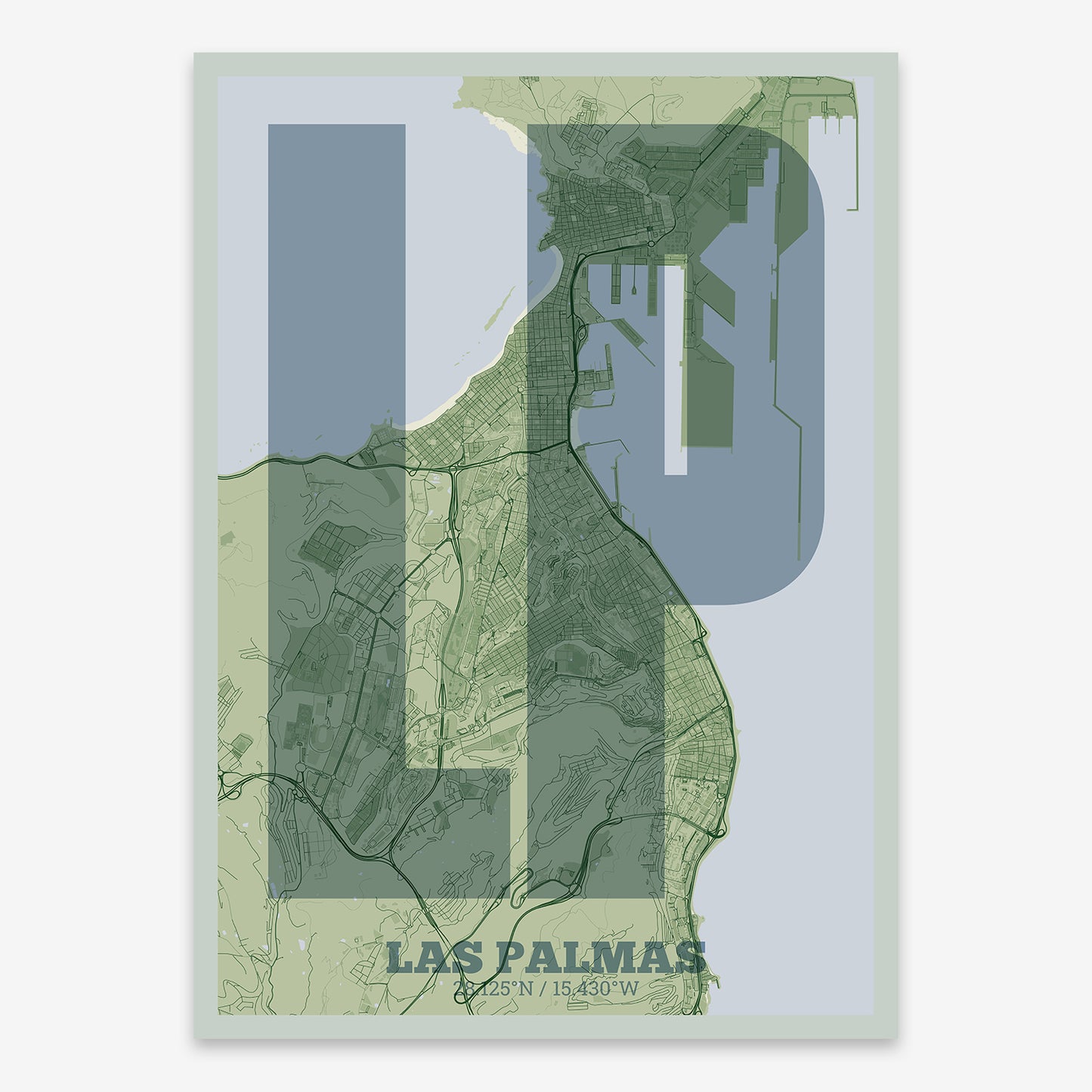 Las Palmas Map V02 Kyoto / No Frame / No