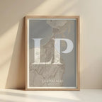 Elegant print of Las Palmas – Minimalist and sophisticated poster