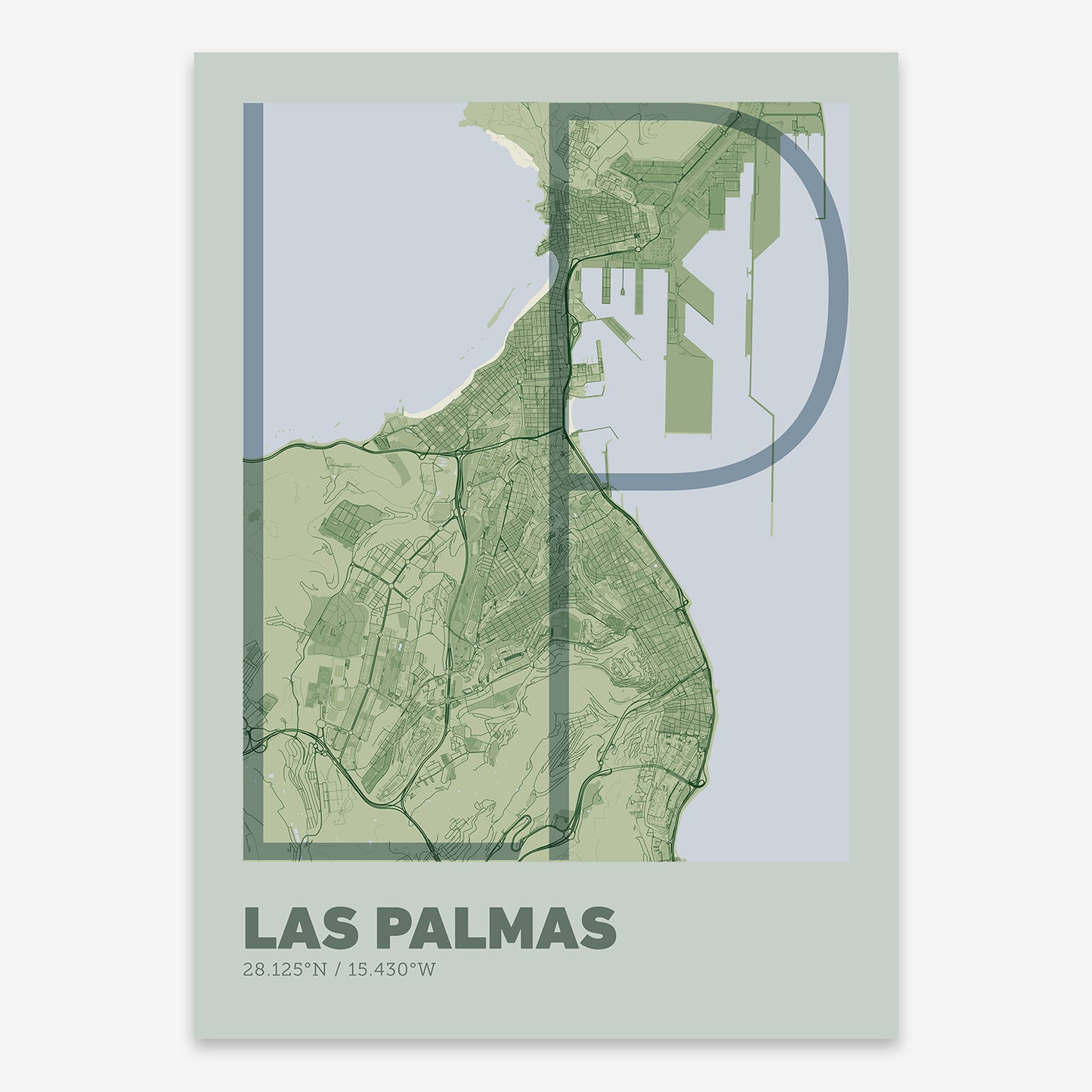 Las Palmas Map V07 Kyoto / No Frame / No