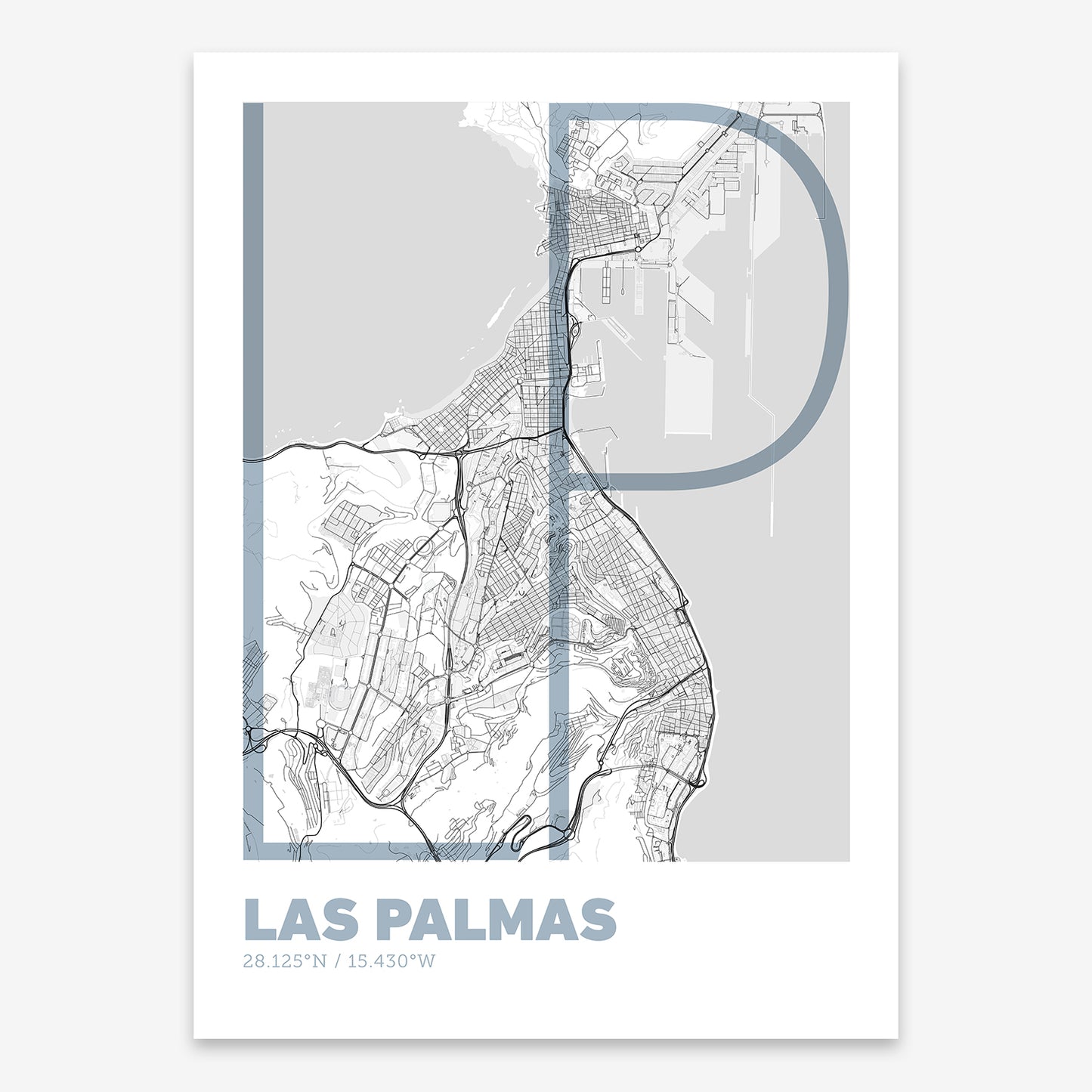 Las Palmas Map V07 Urban / No Frame / No