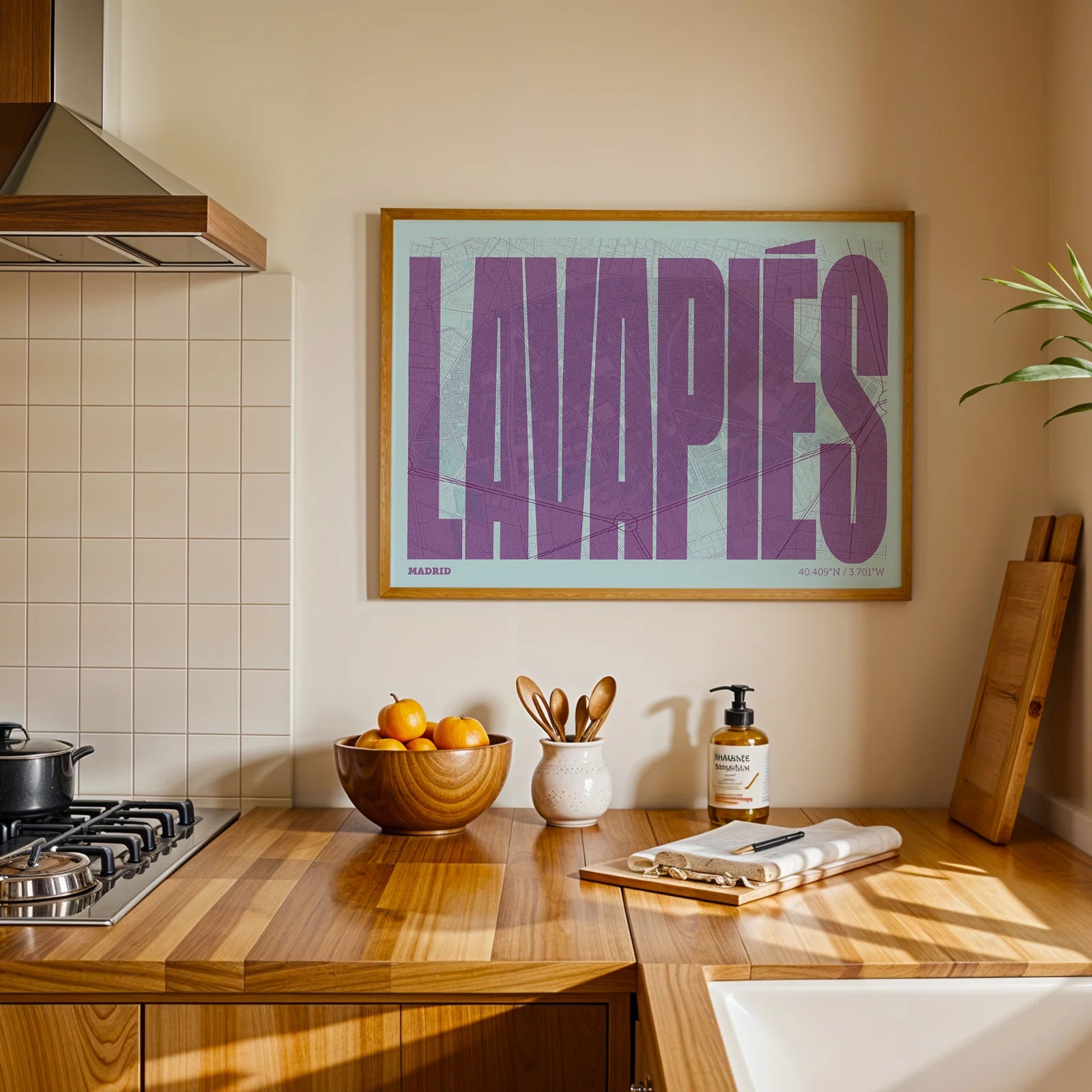 Graphic memory of Lavapiés, Madrid – Contemporary typographic print