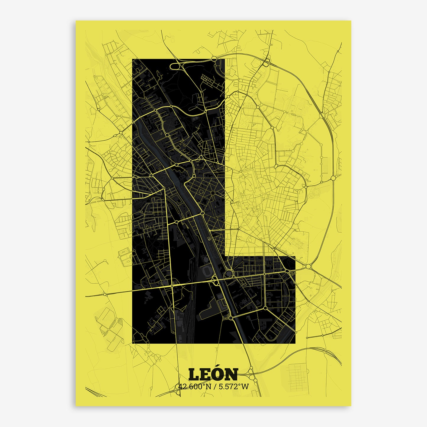 Leon Map V02 Night / No Frame / No