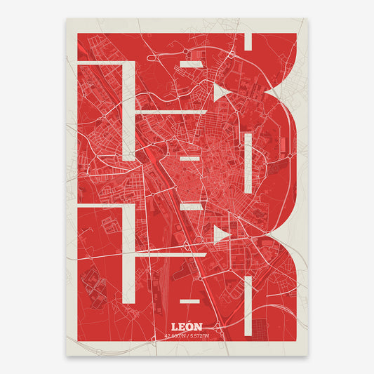 Leon Map V03 boho