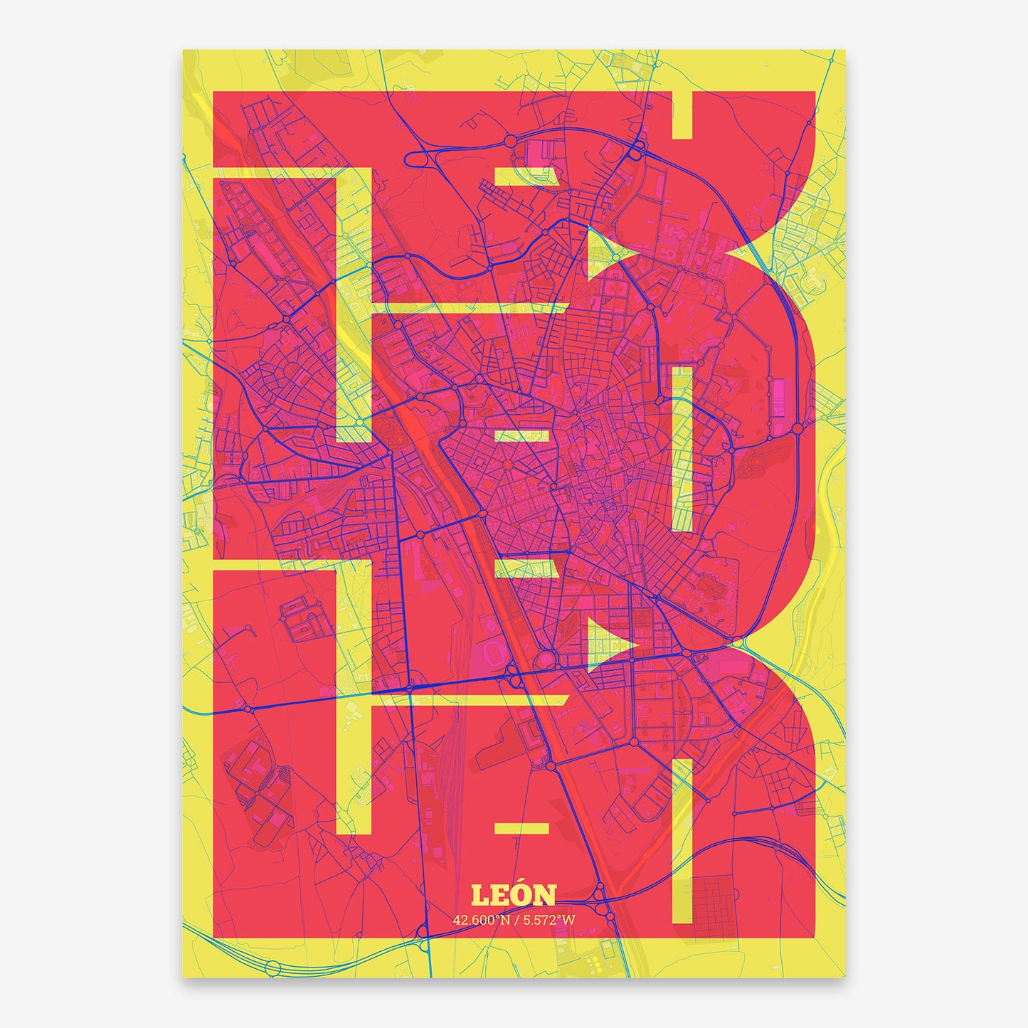 Leon Map V03 Miami / No Frame / No