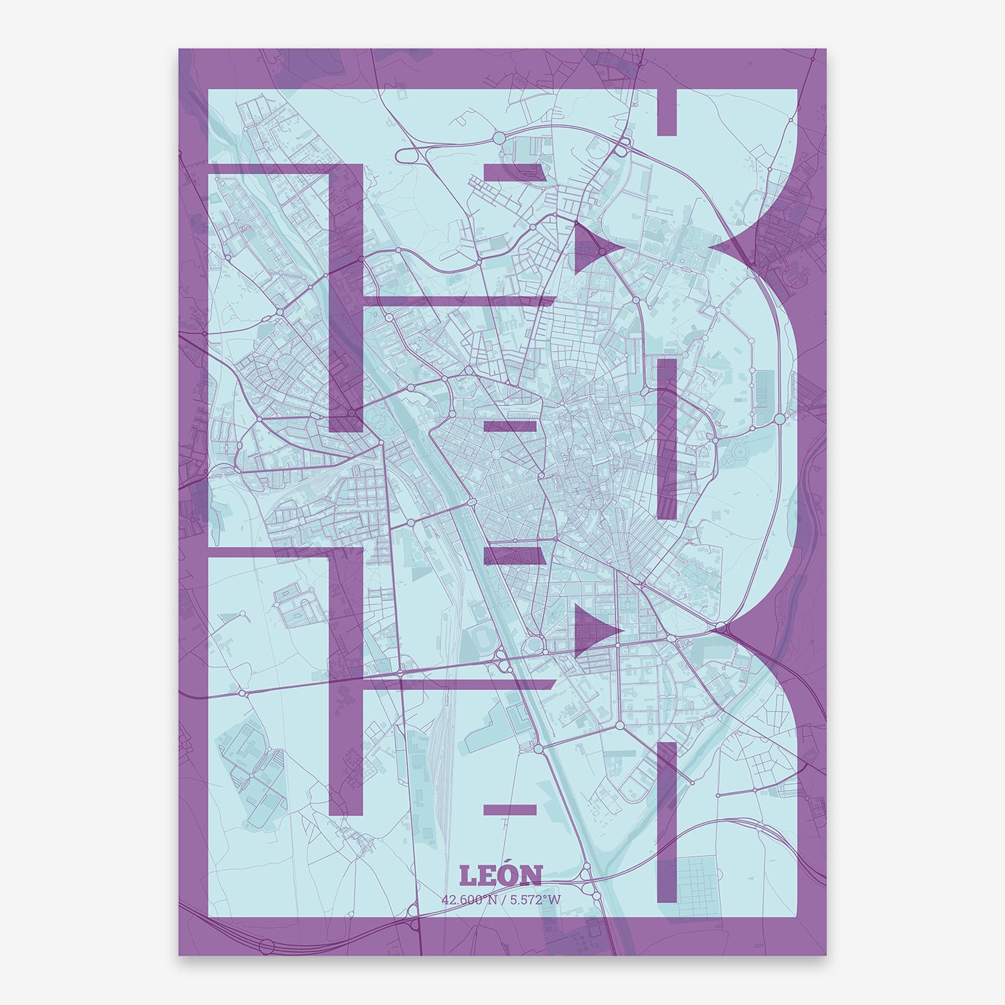 Leon Map V03 Shabby / Frame / Yes