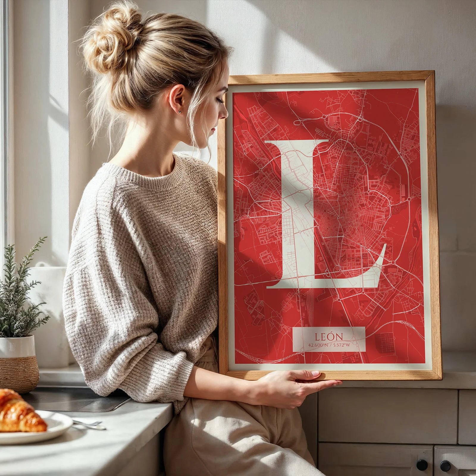 Elegant Print of Leon – Minimalist and Sophisticated Poster