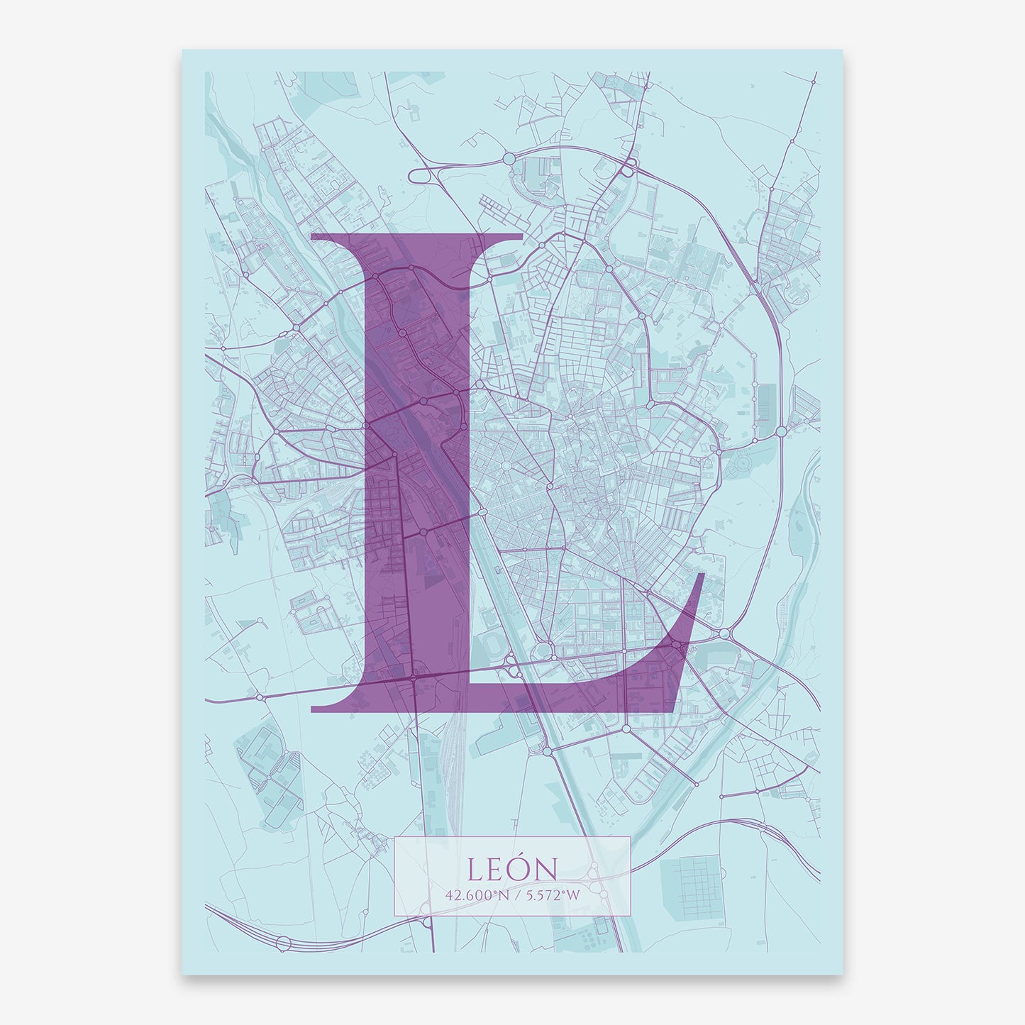 Leon Map V06 Shabby / Frame / Yes