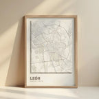 Leon decorative poster – Ultra-thin typographic art