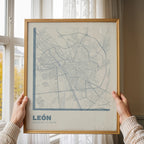 Póster decorativo de León – Arte tipográfico ultrafino