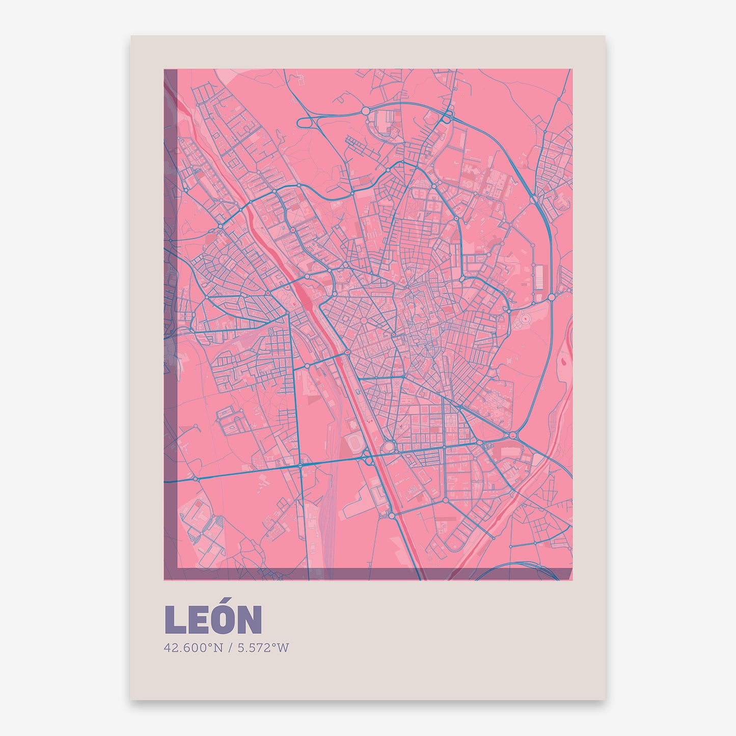 Leon Map V07 Tuscan / No Frame / No