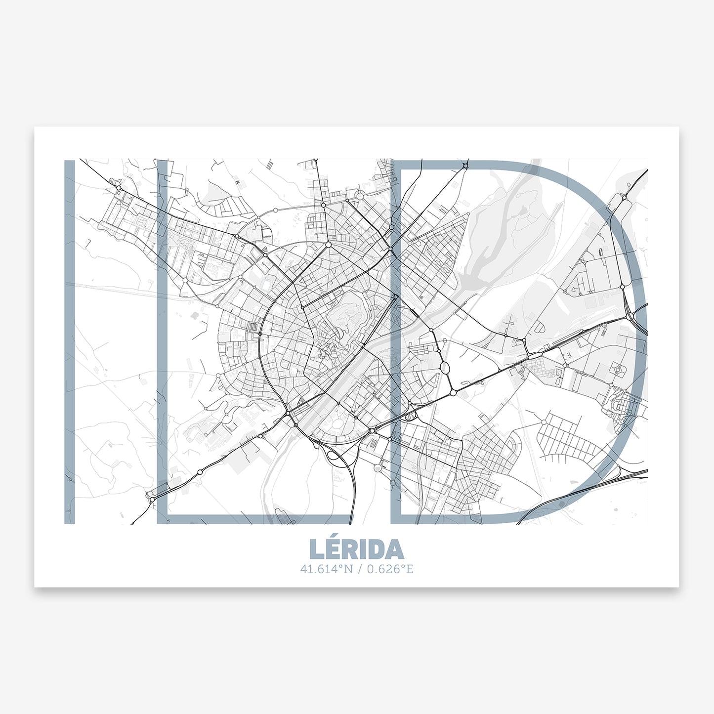 Lerida Map V07 Urban / No Frame / No