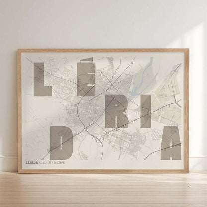 Mapa artístico de Lleida – "Cada Letra a su Aire"