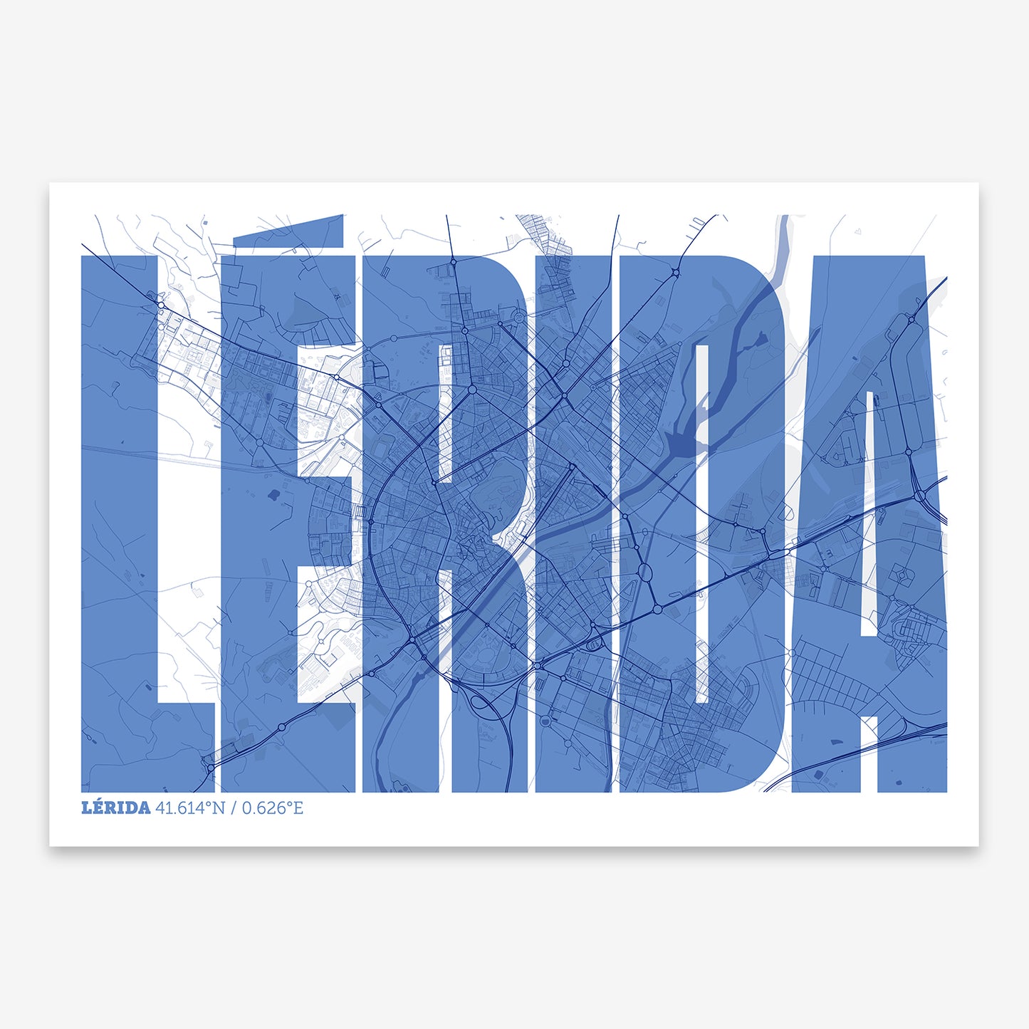 Lerida Map V09 Med / No Frame / No