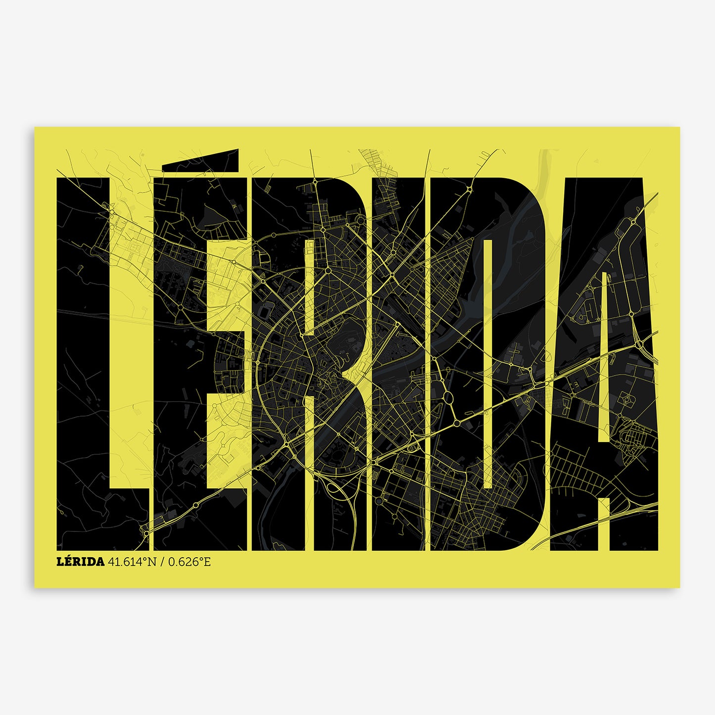 Lerida Map V09 Night / No Frame / No