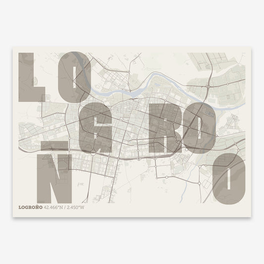 Logroño Map V08 rustic