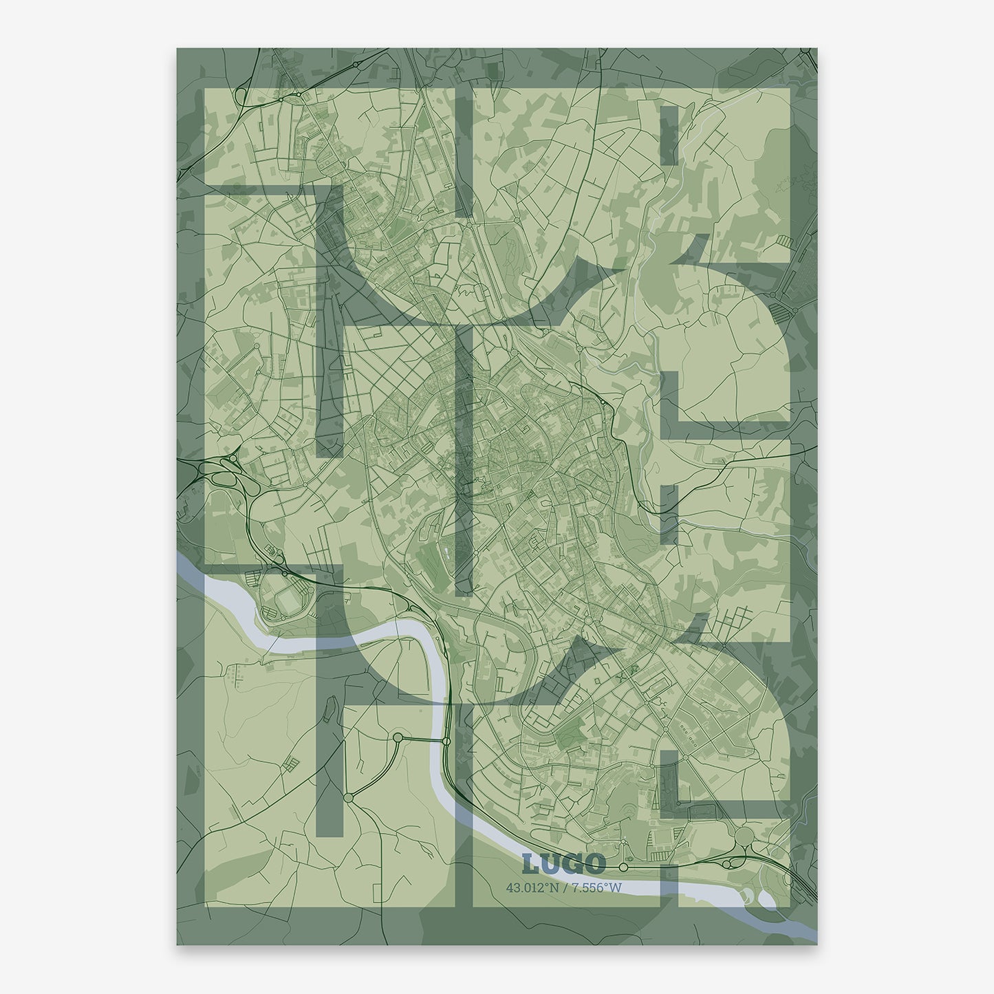 Lugo Map V03 Kyoto / Frame / No