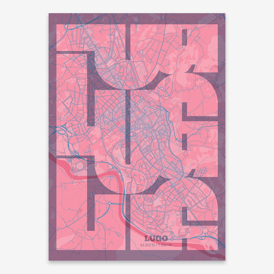 Lugo Map V03 Tuscan / Frame / Yes