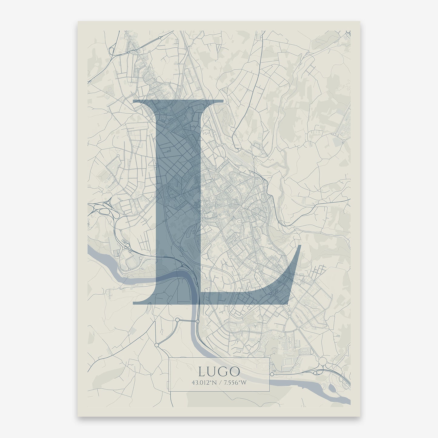 Lugo Map V06 Seaside / Frame / Yes