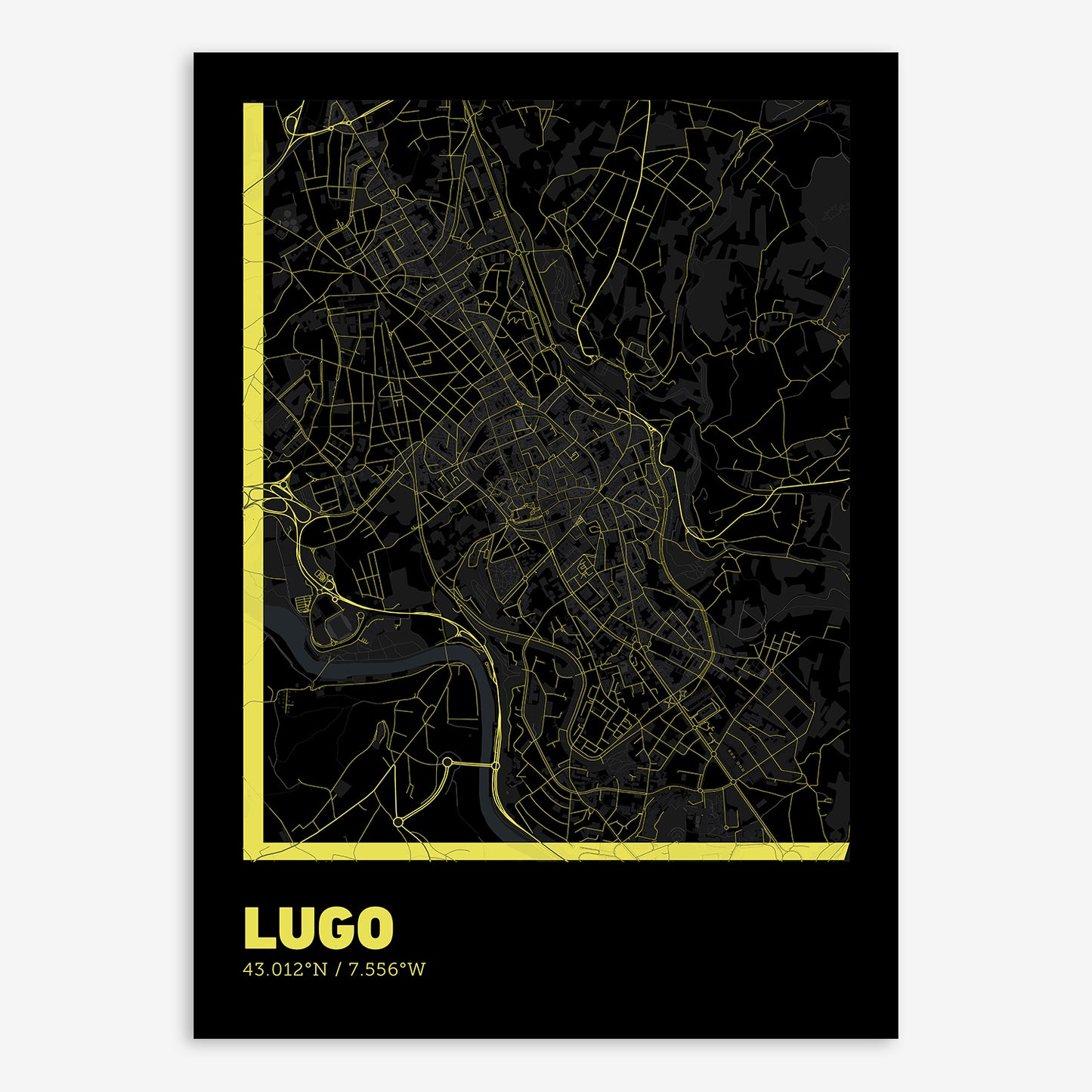 Lugo Map V07 Night / No Frame / No