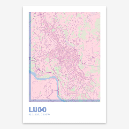 Lugo Map V07 Nursery / Frame / Yes