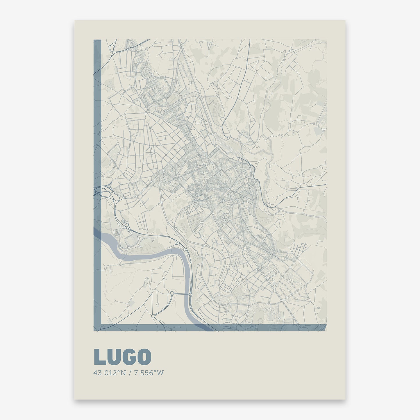 Lugo Map V07 Seaside / No Frame / No