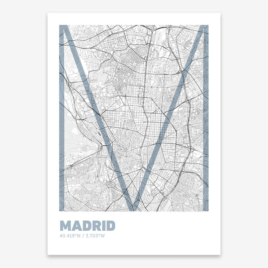 Madrid Map V07 urban