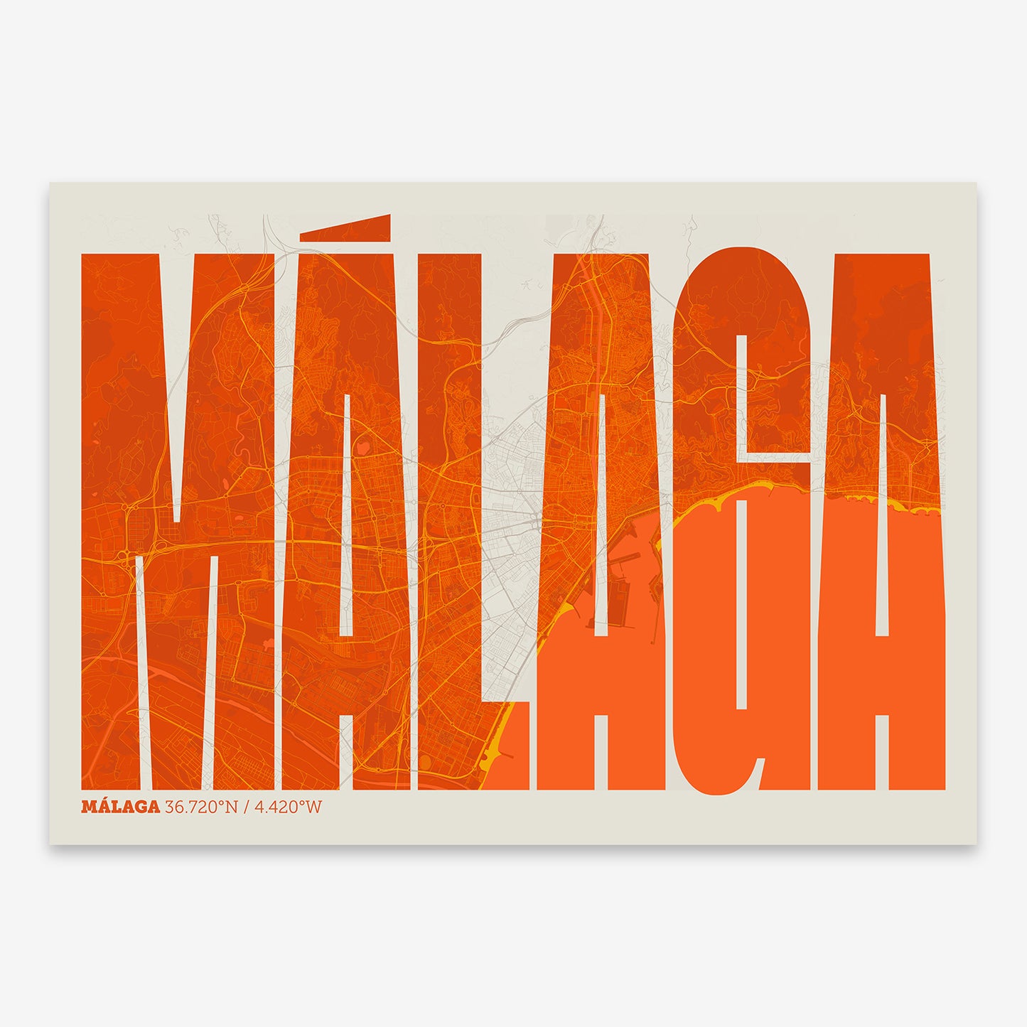 Malaga Map V09 Tribal / No Frame / No