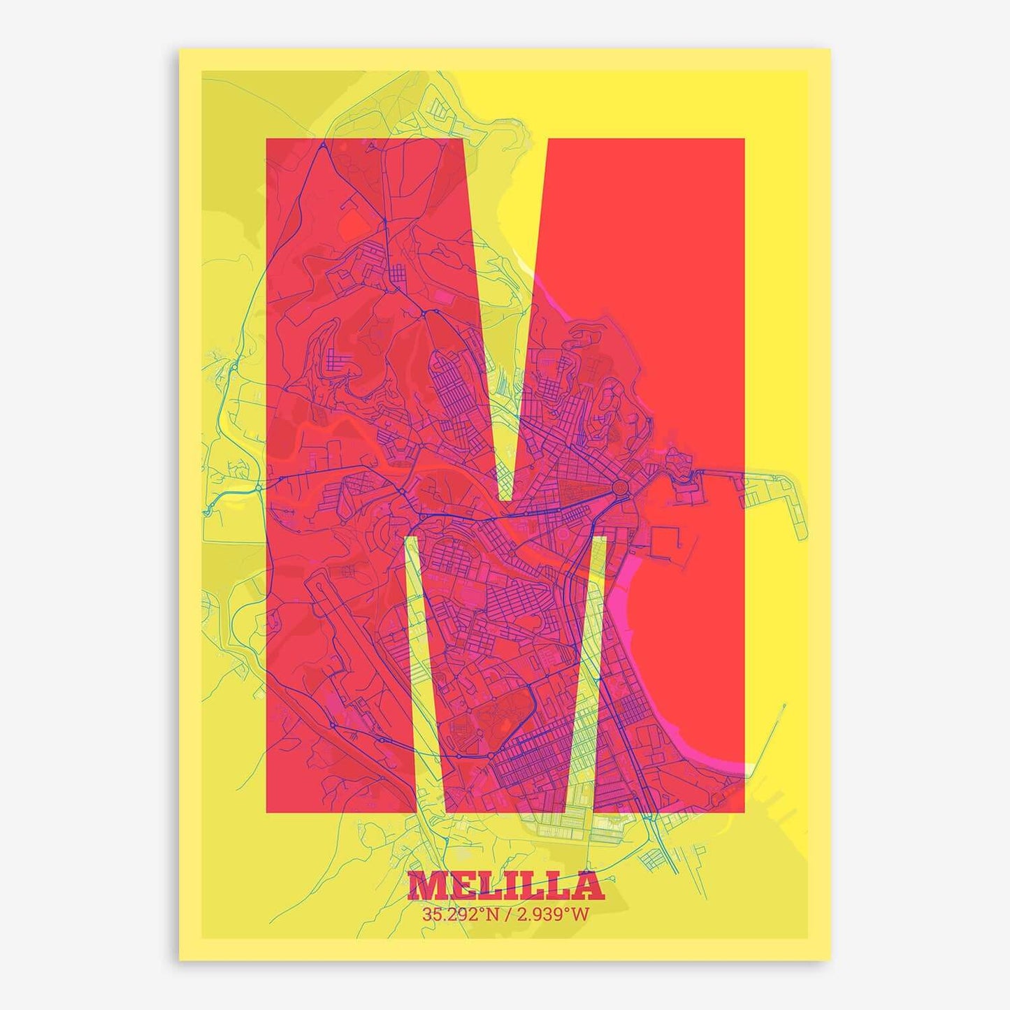 Melilla Map V02 miami