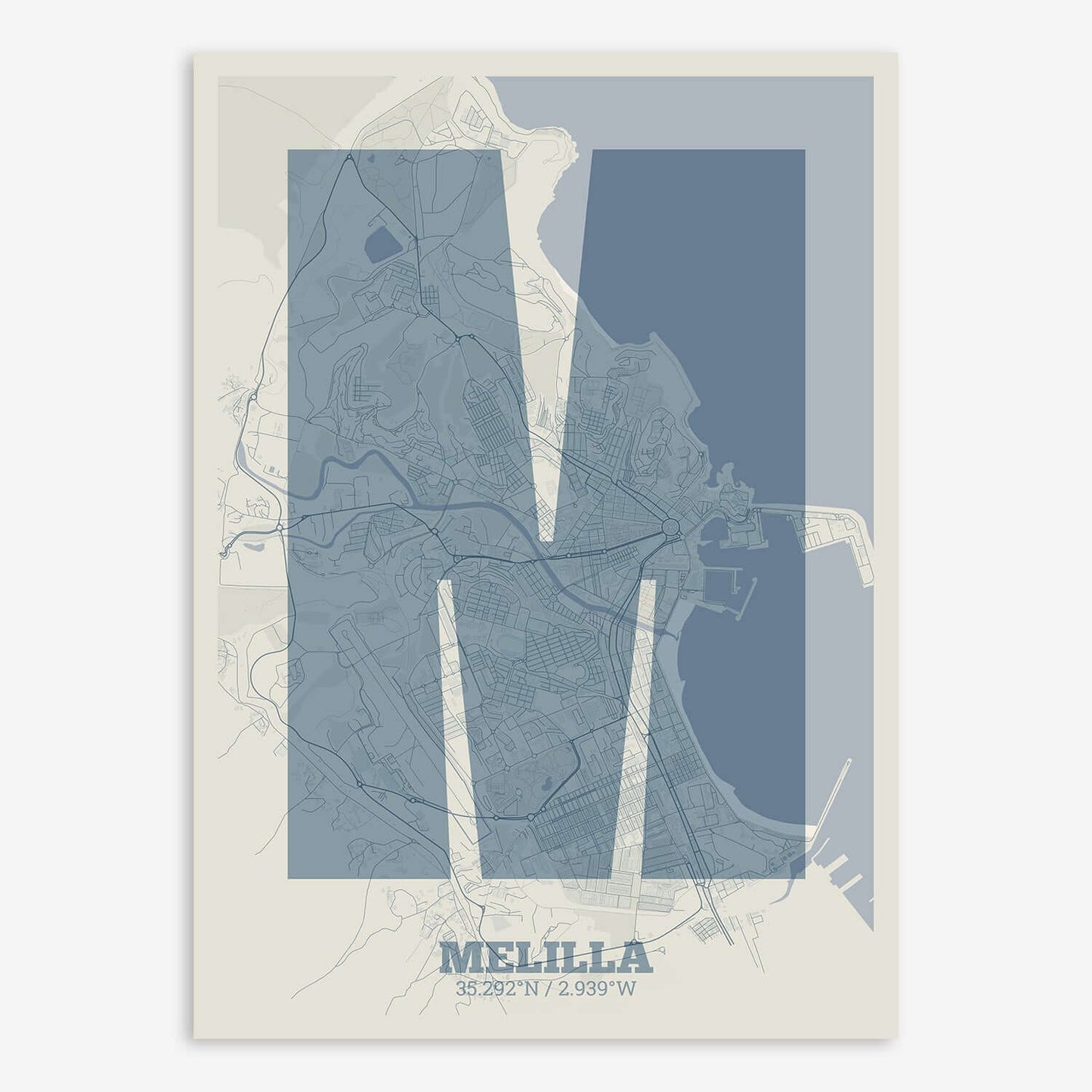 Melilla Map V02 seaside