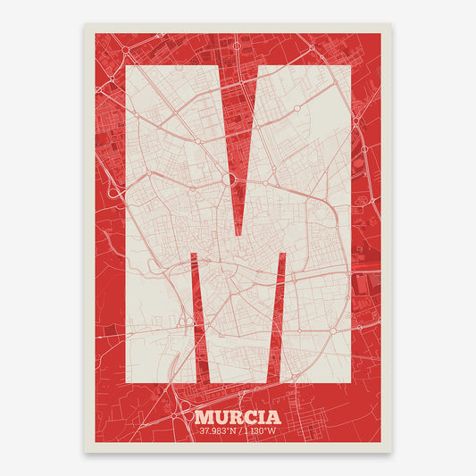 Murcia Map V02 boho