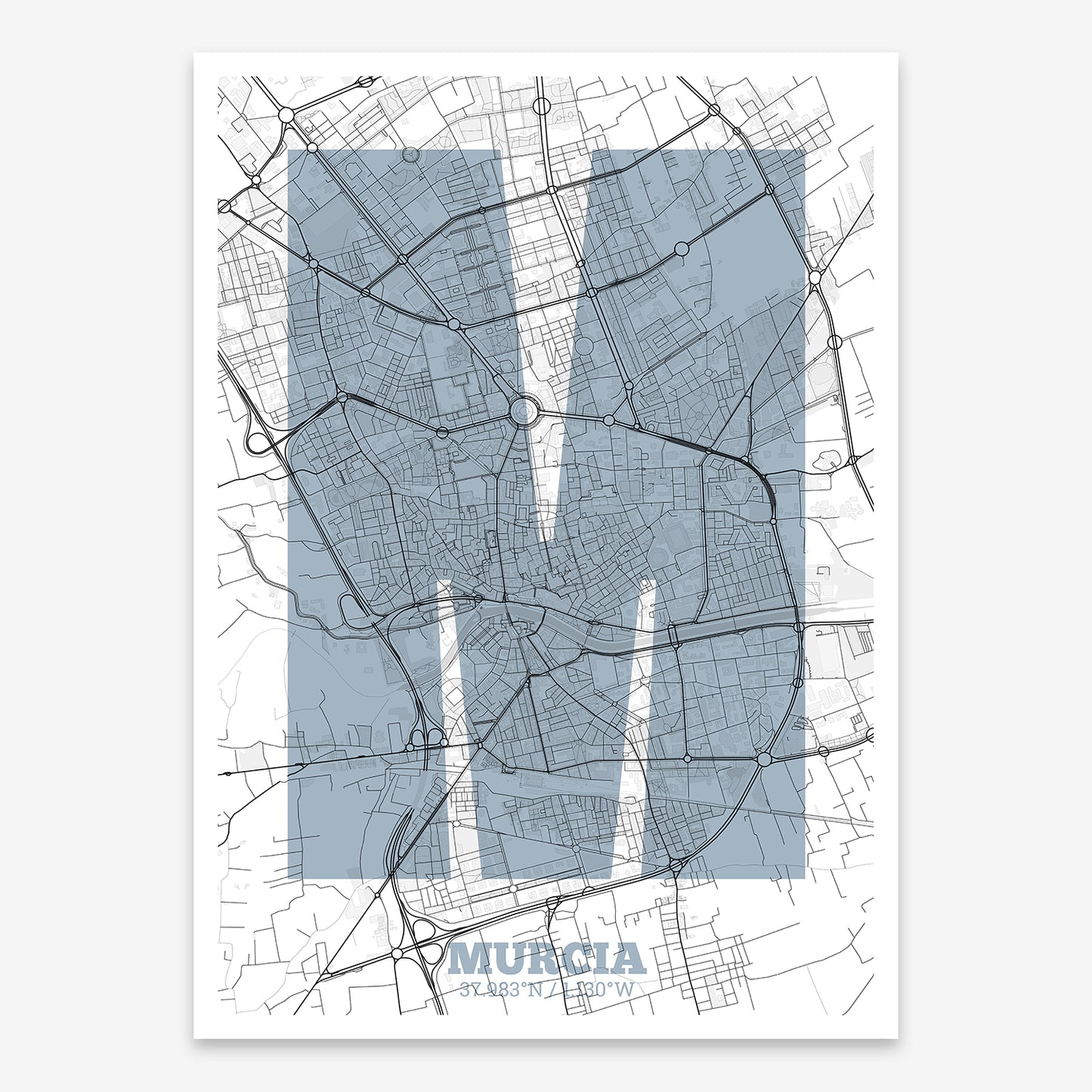 Murcia Map V02 Urban / No Frame / No