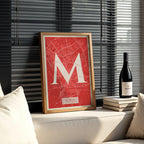 Elegant print of Murcia – Minimalist and sophisticated poster