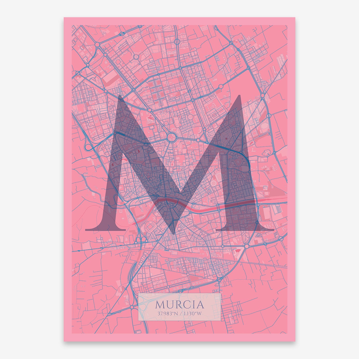 Murcia Map V06 Tuscan / Frame / Yes