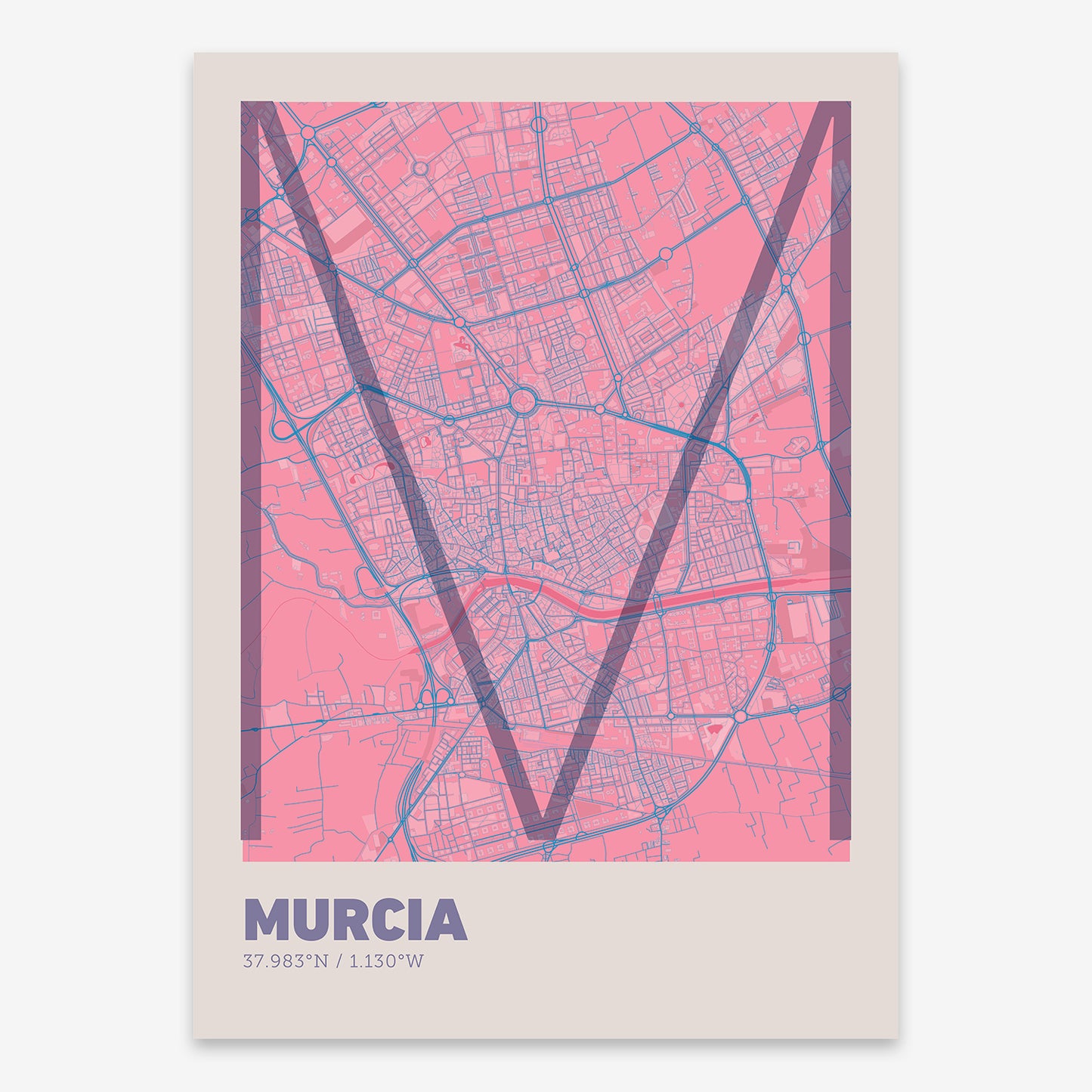 Murcia Map V07 Tuscan / No Frame / No