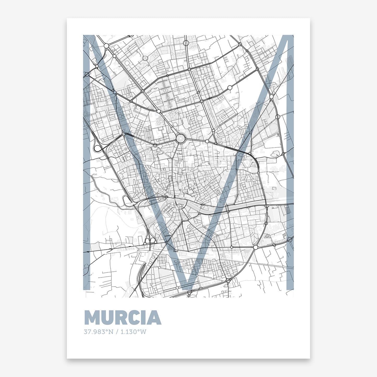 Murcia Map V07 Urban / No Frame / No