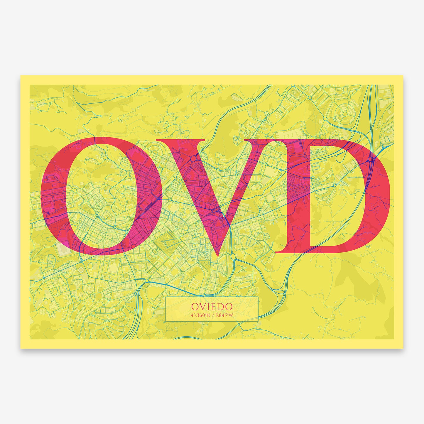 Oviedo Map V06 Miami / Frame / Yes