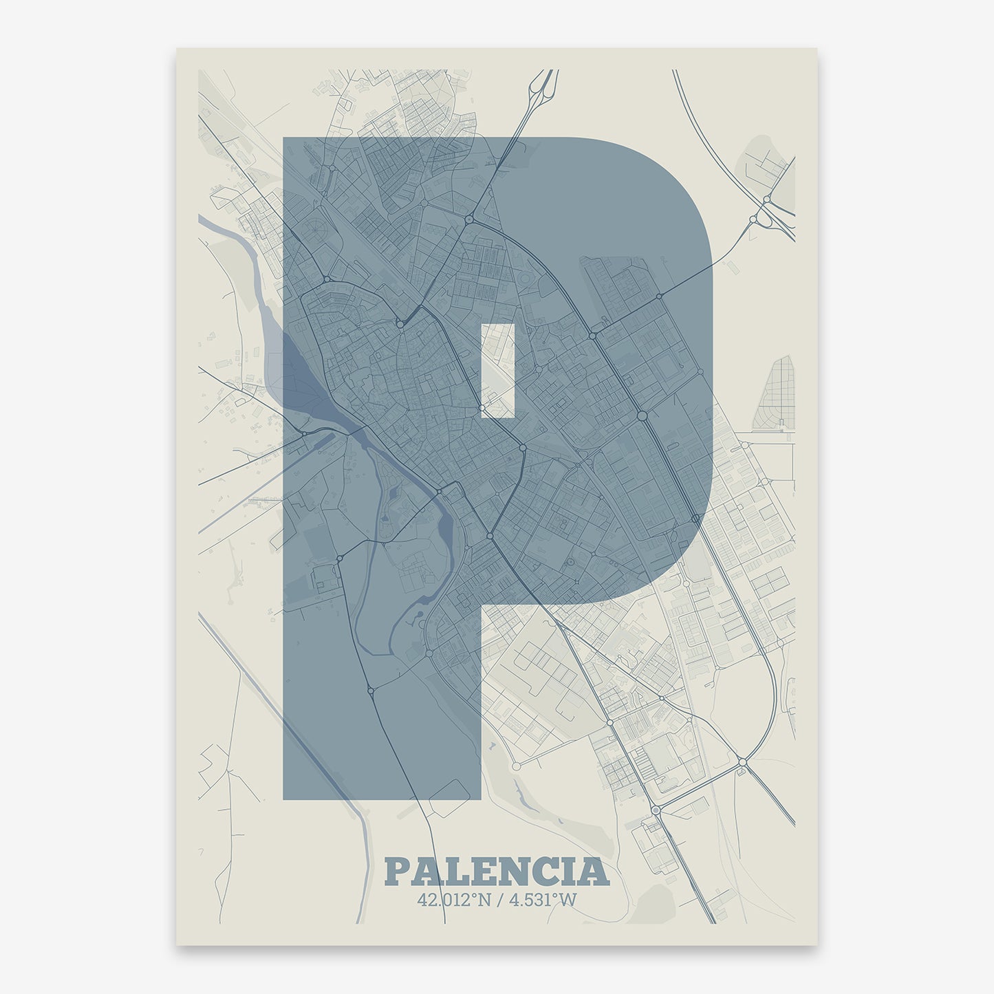 Palencia Map V02 Seaside / No Frame / No