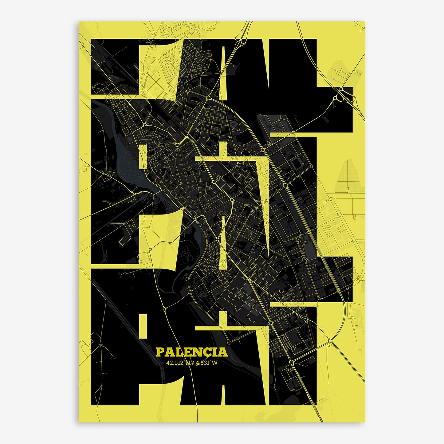 Palencia Map V03 Night / No Frame / No